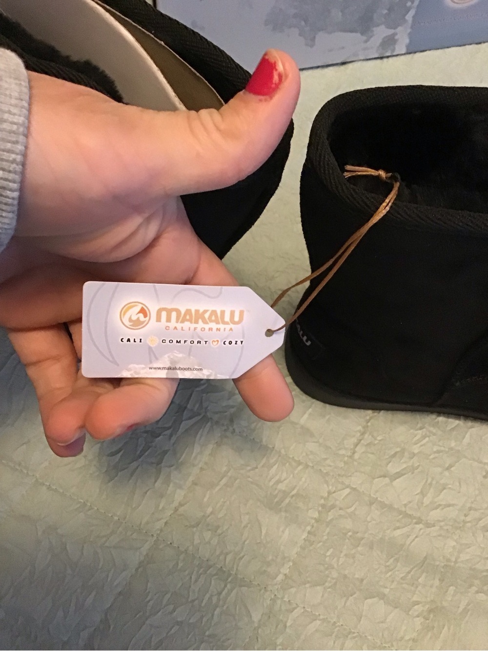 Makalu Kinsley Black Women's Winter & Rain Boots - Picture 6 of 10